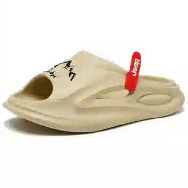 Jeep Slide Sandals Beige
