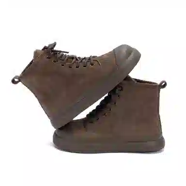 HUANQIU Martin Boots 11cm Brown