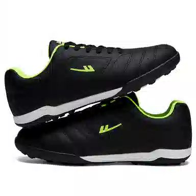 Warrior Retro Low Top Sneakers Black Neon Green