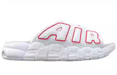 Nike Air More Uptempo Slide White Red