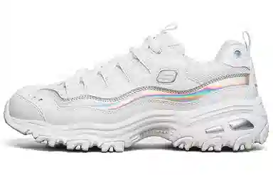 Skechers D'LITES 1 White Silver