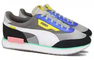 PUMA Future Rider White Grey Blue