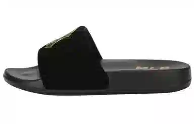 MLB New York Yankees Black Gold Slides