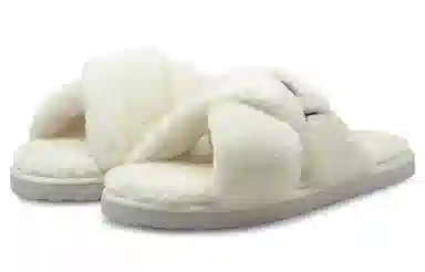 PUMA Fluff Slide White