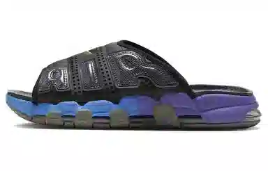 Nike Air More Uptempo Slide Black Blue