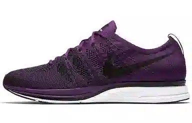 Nike Flyknit Trainer Black Purple