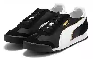 PUMA Roma OG Nylon Double Fs Black White Gold