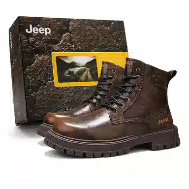Jeep Martin Boots Brown