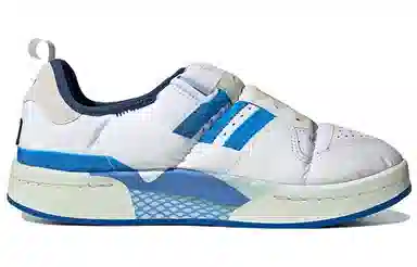 adidas Puffylette White Blue