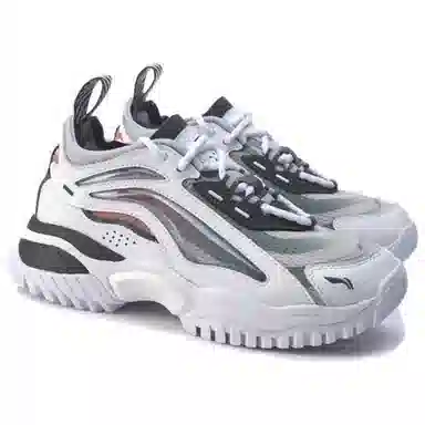 LiNing x Girl Bad Five Aurora White Grey