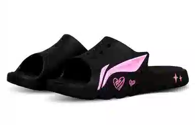 LiNing 3mi3 Slides Black Pink