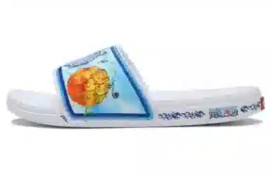 Vans Lacostaslide-on "Devil Fruit" White