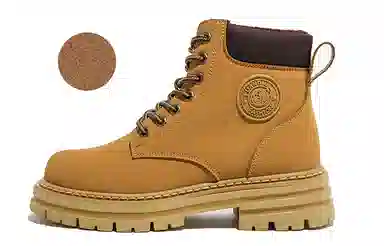 HUANQIU Martin Boots Ginger Yellow
