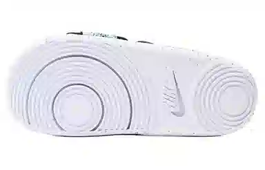 Nike Slides Black White