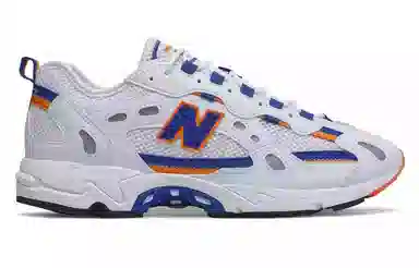 New Balance 827 White Blue Orange