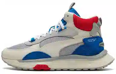 PUMA Wild Rider Mid Blue White