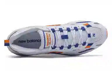 New Balance 827 White Blue Orange
