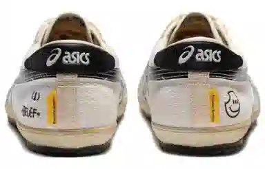 Trouble Smile x Asics Low Top Sneakers White Black