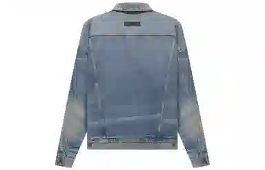 Fear of God Essentials FW22 Trucker Jacket Indigo