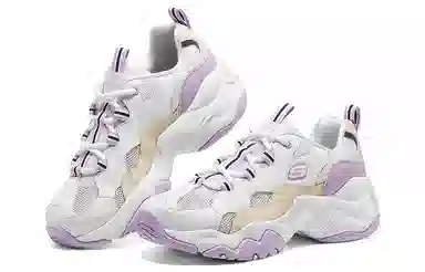 Skechers D'LITES 3.0 White Purple