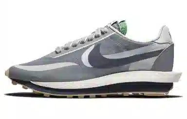 clot x sacai x Nike Waffle Grey Blue