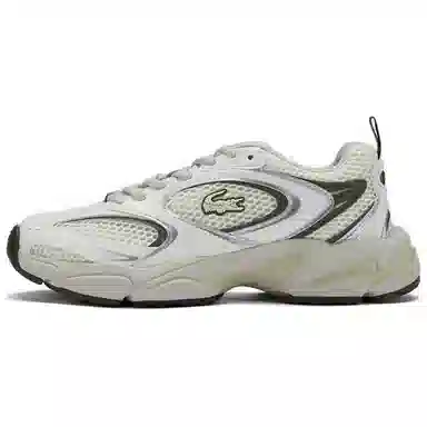 Lacoste Beige Low-Top Sneakers