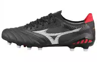 Mizuno Morelia Neo 3 FG Black Silver Red