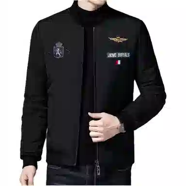 Prince Dragon Warm Baseball Collar Cotton Jacket