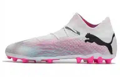 PUMA Future 7 ULTIMATE MG White Pink Black