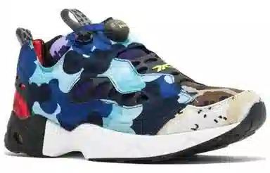 Reebok Instapump Fury Road CC Black Blue Red