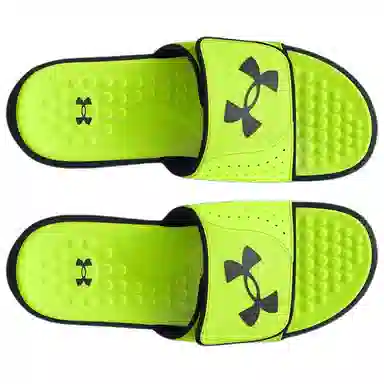 Under Armour UA Ignite Slides Yellow Black