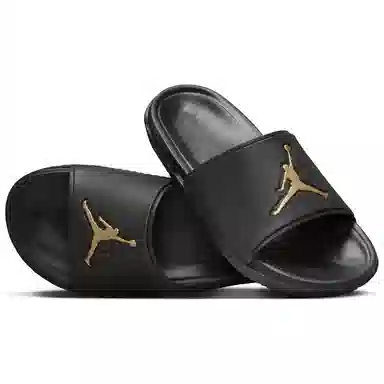 Jordan Jumpman Black Gold Slides