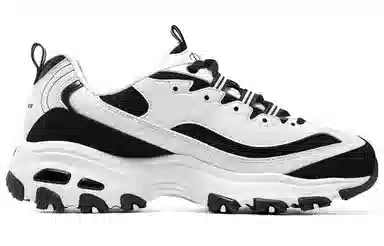 Skechers D'LITES Panda White Black