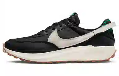 Nike Waffle Debut Black White Green