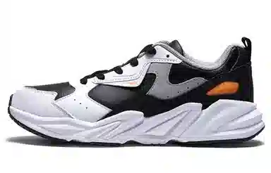 特步 百搭革面 低帮 生活休闲鞋 男款 黑白