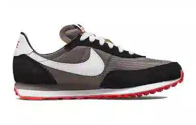 Nike Waffle Trainer 2 (GS) Black Grey Red