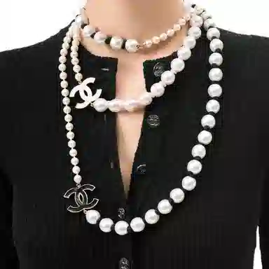 CHANEL 25M Coco Beach Knit Shirt Black