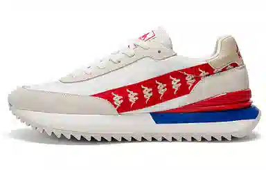 Kappa Retro Low White Red