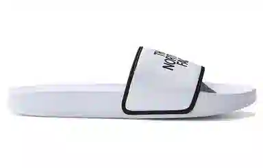 The North Face Slides White