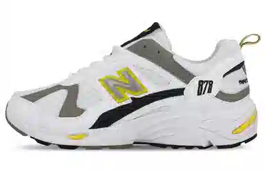 New Balance 878 White Grey Yellow