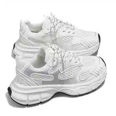 HUANQIU Casual Low Sneakers White