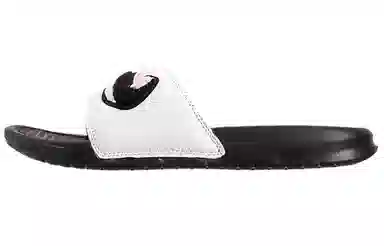 Nike Just Do It Chenille Slides Black White