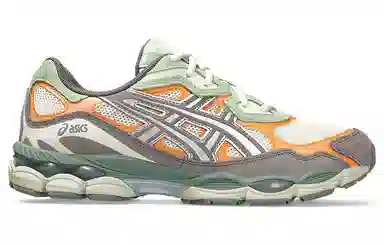 Asics GEL-NYC Grey Orange Green