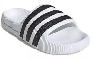 adidas Adilette 22 White Black