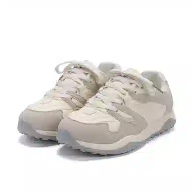 HUANQIU Classic Low Top Sneakers Beige