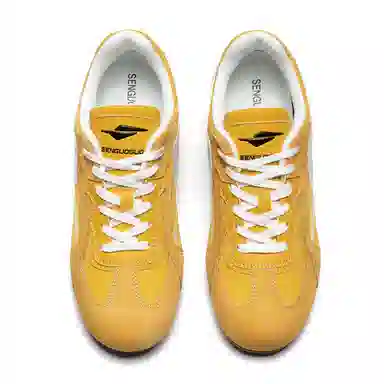 SENGUOGUO Retro Casual Sneakers Yellow White