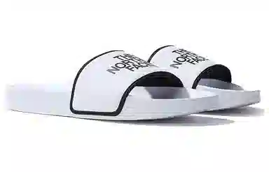 The North Face Slides White