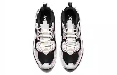 特步 防滑耐磨低帮运动鞋 女款 黑白红