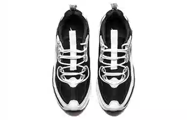 特步 减震防滑耐磨 低帮 运动休闲鞋 女款 黑白