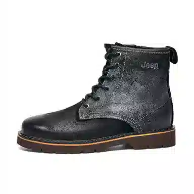 Jeep High Martin Boots Black